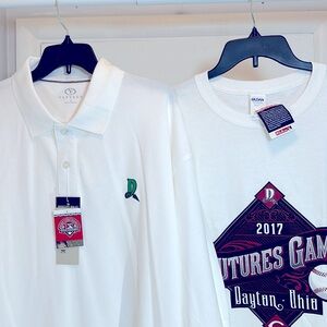 Bundle Dayton Dragons Tee and Polo 3XL NWT